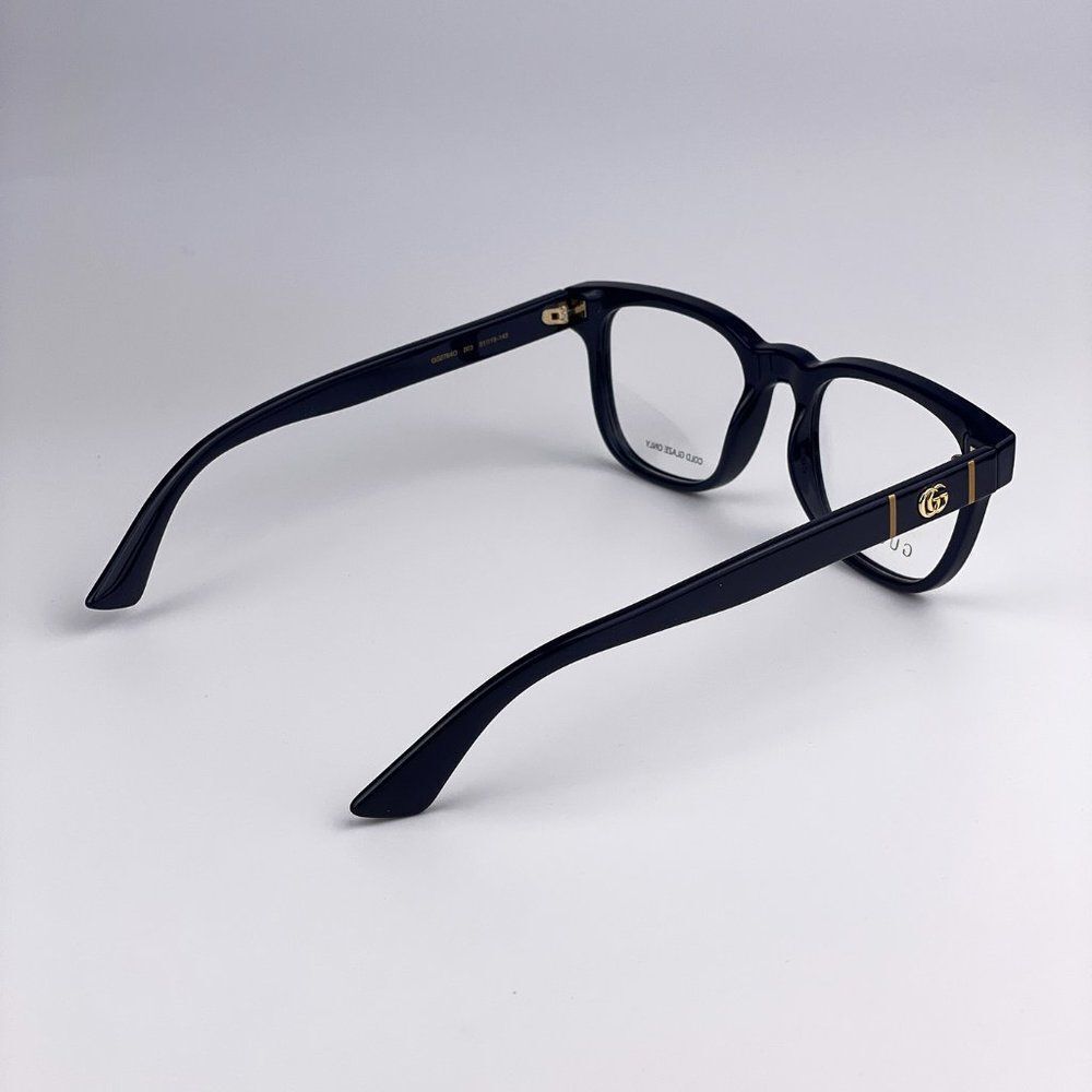 GUCCI GG0764O 003 Eyeglasses Dark Blue Square Women - Picture 5 of 9